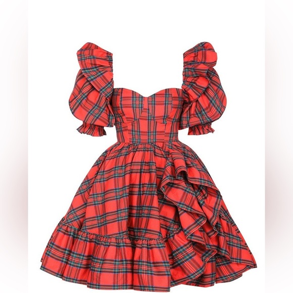 RARE! Selkie Tartan BeBe Bloom XL - Picture 2 of 3